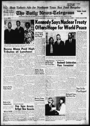 The Daily News-Telegram (Sulphur Springs, Tex.), Vol. 85, No. 180, Ed. 1 Thursday, August 1, 1963