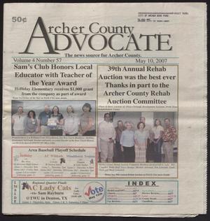 Archer County Advocate (Holliday, Tex.), Vol. 4, No. 57, Ed. 1 Thursday, May 10, 2007