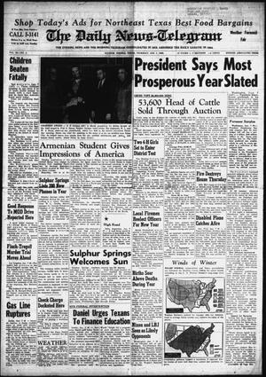 The Daily News-Telegram (Sulphur Springs, Tex.), Vol. 82, No. 5, Ed. 1 Thursday, January 7, 1960