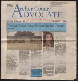 Archer County Advocate (Holliday, Tex.), Vol. 6, No. 20, Ed. 1 Thursday, August 21, 2008