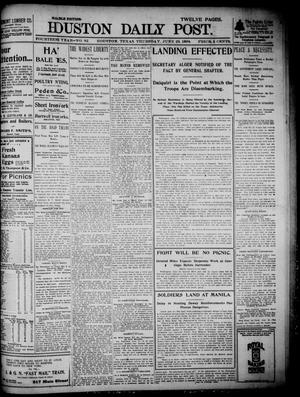The Houston Daily Post (Houston, Tex.), Vol. Fourteenth Year, No. 82, Ed. 1, Thursday, June 23, 1898