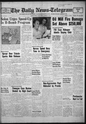 The Daily News-Telegram (Sulphur Springs, Tex.), Vol. 55, No. 242, Ed. 1 Monday, October 12, 1953