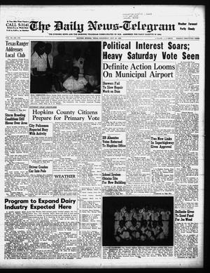 The Daily News-Telegram (Sulphur Springs, Tex.), Vol. 80, No. 172, Ed. 1 Wednesday, July 23, 1958