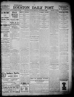 The Houston Daily Post (Houston, Tex.), Vol. XIVth Year, No. 184, Ed. 1, Monday, October 3, 1898