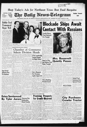 The Daily News-Telegram (Sulphur Springs, Tex.), Vol. 84, No. 265, Ed. 1 Thursday, November 8, 1962