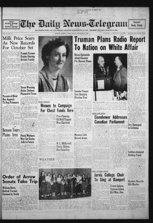 The Daily News-Telegram (Sulphur Springs, Tex.), Vol. 55, No. 271, Ed. 1 Sunday, November 15, 1953