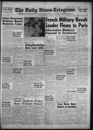 The Daily News-Telegram (Sulphur Springs, Tex.), Vol. 83, No. 99, Ed. 1 Wednesday, April 26, 1961