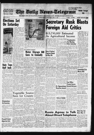 The Daily News-Telegram (Sulphur Springs, Tex.), Vol. 85, No. 80, Ed. 1 Friday, April 5, 1963
