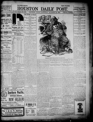 The Houston Daily Post (Houston, Tex.), Vol. XIVth Year, No. 203, Ed. 1, Saturday, October 22, 1898