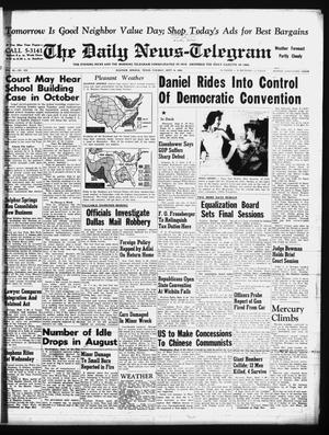 The Daily News-Telegram (Sulphur Springs, Tex.), Vol. 80, No. 222, Ed. 1 Tuesday, September 9, 1958