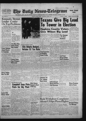 The Daily News-Telegram (Sulphur Springs, Tex.), Vol. 83, No. 81, Ed. 1 Wednesday, April 5, 1961