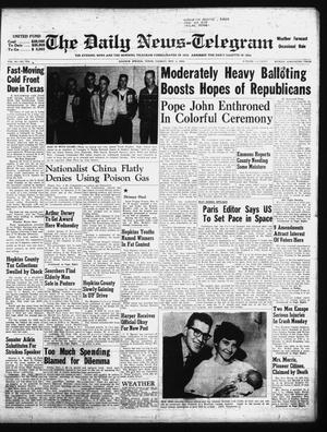 The Daily News-Telegram (Sulphur Springs, Tex.), Vol. 80, No. 270, Ed. 1 Tuesday, November 4, 1958