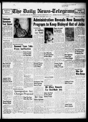 The Daily News-Telegram (Sulphur Springs, Tex.), Vol. 55, No. 99, Ed. 1 Monday, April 27, 1953