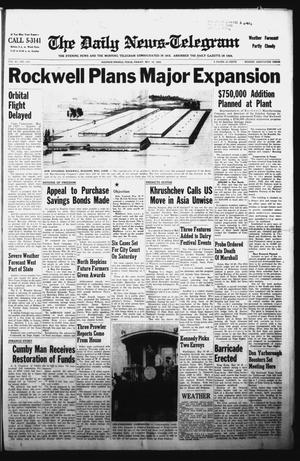 The Daily News-Telegram (Sulphur Springs, Tex.), Vol. 84, No. 118, Ed. 1 Friday, May 18, 1962