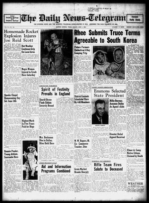 The Daily News-Telegram (Sulphur Springs, Tex.), Vol. 55, No. 129, Ed. 1 Monday, June 1, 1953