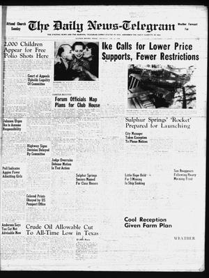 The Daily News-Telegram (Sulphur Springs, Tex.), Vol. 60, No. 13, Ed. 1 Thursday, January 16, 1958