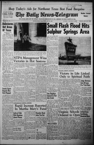 The Daily News-Telegram (Sulphur Springs, Tex.), Vol. 84, No. 176, Ed. 1 Thursday, July 26, 1962