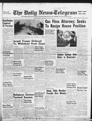 The Daily News-Telegram (Sulphur Springs, Tex.), Vol. 59, No. 53, Ed. 1 Monday, March 4, 1957