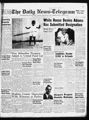 The Daily News-Telegram (Sulphur Springs, Tex.), Vol. 80, No. 223, Ed. 1 Wednesday, September 10, 1958