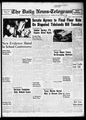 The Daily News-Telegram (Sulphur Springs, Tex.), Vol. 55, No. 100, Ed. 1 Tuesday, April 28, 1953