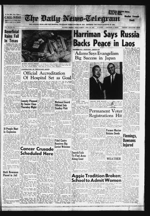 The Daily News-Telegram (Sulphur Springs, Tex.), Vol. 85, No. 99, Ed. 1 Sunday, April 28, 1963