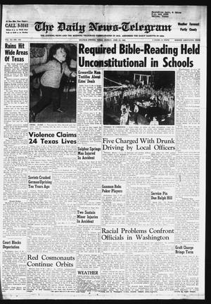 The Daily News-Telegram (Sulphur Springs, Tex.), Vol. 85, No. 142, Ed. 1 Monday, June 17, 1963