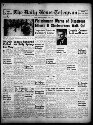 The Daily News-Telegram (Sulphur Springs, Tex.), Vol. 54, No. 65, Ed. 1 Monday, March 17, 1952