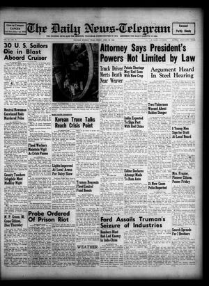 The Daily News-Telegram (Sulphur Springs, Tex.), Vol. 54, No. 99, Ed. 1 Friday, April 25, 1952