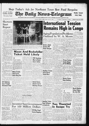 The Daily News-Telegram (Sulphur Springs, Tex.), Vol. 82, No. 172, Ed. 1 Thursday, July 21, 1960
