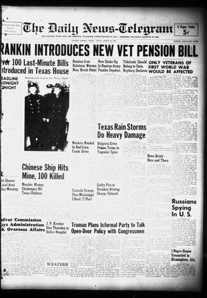 The Daily News-Telegram (Sulphur Springs, Tex.), Vol. 51, No. 72, Ed. 1 Friday, March 25, 1949