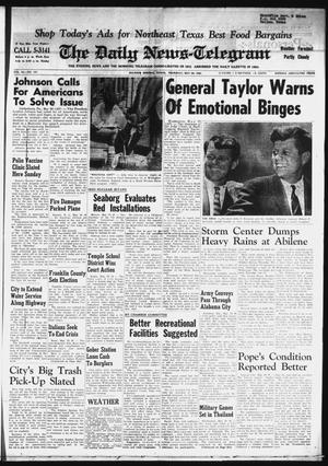 The Daily News-Telegram (Sulphur Springs, Tex.), Vol. 85, No. 127, Ed. 1 Thursday, May 30, 1963