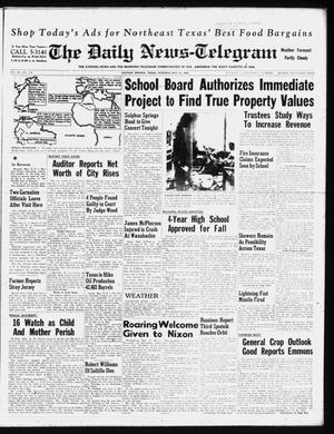 The Daily News-Telegram (Sulphur Springs, Tex.), Vol. 60, No. 114, Ed. 1 Thursday, May 15, 1958