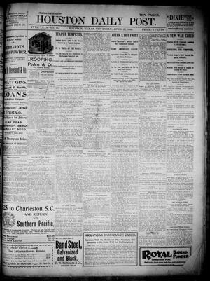 The Houston Daily Post (Houston, Tex.), Vol. XVth Year, No. 23, Ed. 1, Thursday, April 27, 1899