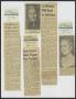 Primary view of [Newspaper clippings about Dr. May Owen, and a TMA meeting]