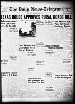 The Daily News-Telegram (Sulphur Springs, Tex.), Vol. 51, No. 68, Ed. 1 Monday, March 21, 1949