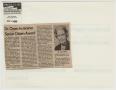 Thumbnail image of item number 1 in: '[Newspaper Clipping: Dr. Owen to receive Senior Citizen Award]'.