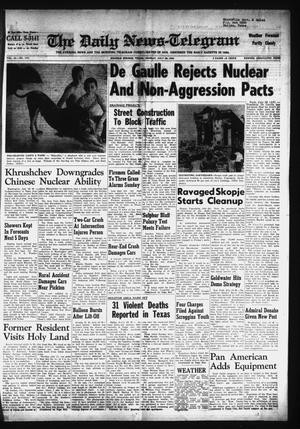 The Daily News-Telegram (Sulphur Springs, Tex.), Vol. 85, No. 177, Ed. 1 Monday, July 29, 1963