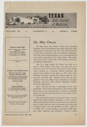 [Article: Dr. May Owen]