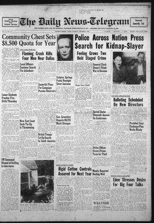 The Daily News-Telegram (Sulphur Springs, Tex.), Vol. 55, No. 239, Ed. 1 Thursday, October 8, 1953