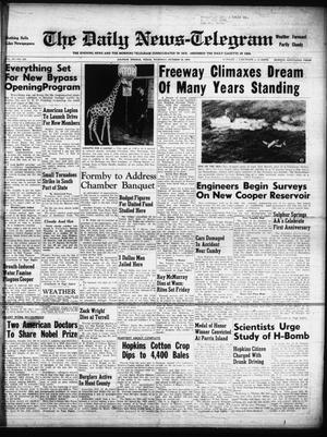 The Daily News-Telegram (Sulphur Springs, Tex.), Vol. 58, No. 249, Ed. 1 Thursday, October 18, 1956