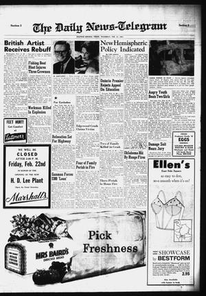 The Daily News-Telegram (Sulphur Springs, Tex.), Vol. 85, No. 42, Ed. 1 Thursday, February 21, 1963