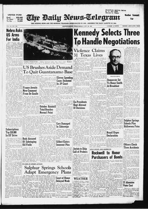 The Daily News-Telegram (Sulphur Springs, Tex.), Vol. 84, No. 256, Ed. 1 Monday, October 29, 1962