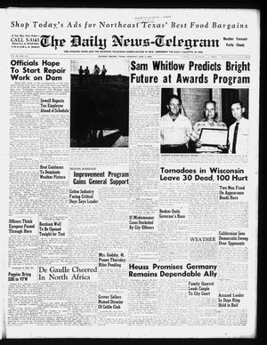 The Daily News-Telegram (Sulphur Springs, Tex.), Vol. 60, No. 132, Ed. 1 Thursday, June 5, 1958