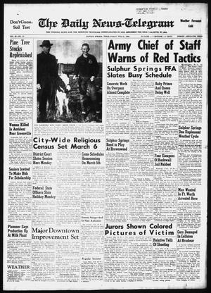 The Daily News-Telegram (Sulphur Springs, Tex.), Vol. 82, No. 43, Ed. 1 Sunday, February 21, 1960