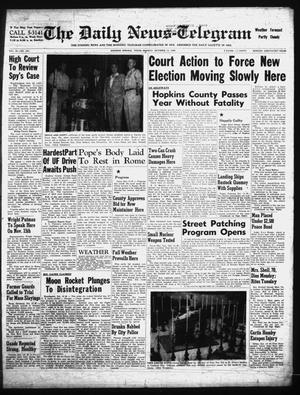 The Daily News-Telegram (Sulphur Springs, Tex.), Vol. 80, No. 251, Ed. 1 Monday, October 13, 1958