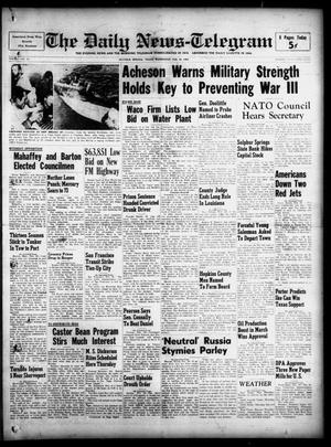 The Daily News-Telegram (Sulphur Springs, Tex.), Vol. 54, No. 43, Ed. 1 Wednesday, February 20, 1952