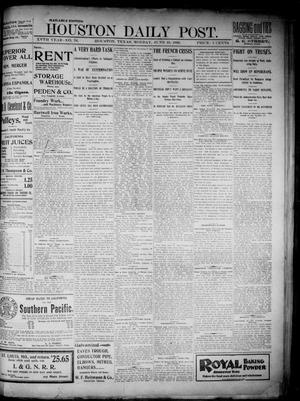 The Houston Daily Post (Houston, Tex.), Vol. XVth Year, No. 76, Ed. 1, Monday, June 19, 1899