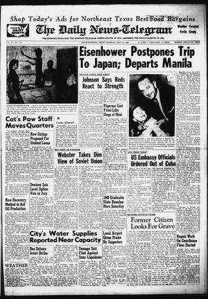 The Daily News-Telegram (Sulphur Springs, Tex.), Vol. 82, No. 143, Ed. 1 Thursday, June 16, 1960
