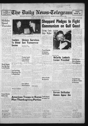 The Daily News-Telegram (Sulphur Springs, Tex.), Vol. 55, No. 280, Ed. 1 Wednesday, November 25, 1953