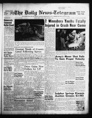 The Daily News-Telegram (Sulphur Springs, Tex.), Vol. 80, No. 295, Ed. 1 Sunday, December 7, 1958